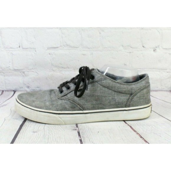 Vans Other - Vans Classics Gray Heather Canvas Laces Old Skool Gummy Sneakers Size US 11